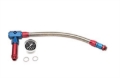Picture of 6AN-3/8" Female NPT Carb Inlet Kit & Gauge, Demon Carbs w/ Red/Blue Finish