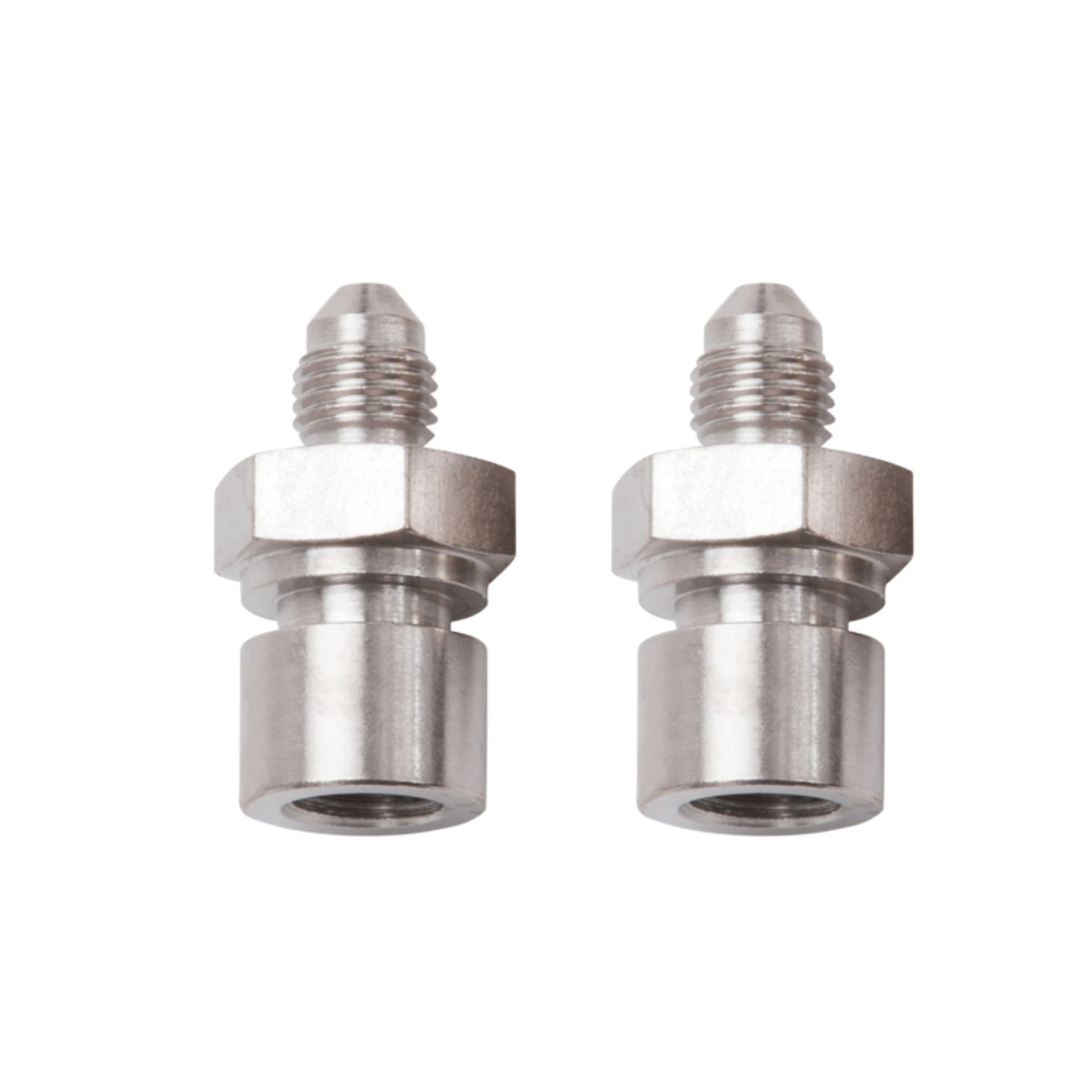 Picture of 3AN To 3/8" X 24 I.F. Female Brake Adapter Fitting With Endura Finish- Pair