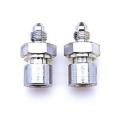 Picture of 3AN To 3/8" X 24 I.F. Female Brake Adapter Fitting With Endura Finish- Pair