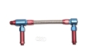 Picture of 8AN ProFlex Carb Inlet Kit, With Filter King Demon Carbs With Red/Blue Finish