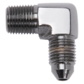 Picture of 3AN X 1/8" NPT Pipe Male 90 Degree Brake Adapter Fitting With Black Finish