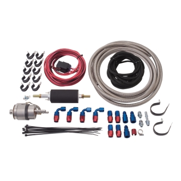 Picture of EFI System Kit, Chevy LS & Chrysler HEMI 5.7L (57 GPH, 45 PSI) Red/Blue Finish