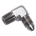 Picture of 3AN X 1/8" NPT Pipe Male 90 Degree Brake Adapter Fitting With Black Finish