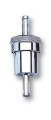 Picture of 3/8" Billet Aluminum Street Fuel Filter With Chrome Finish