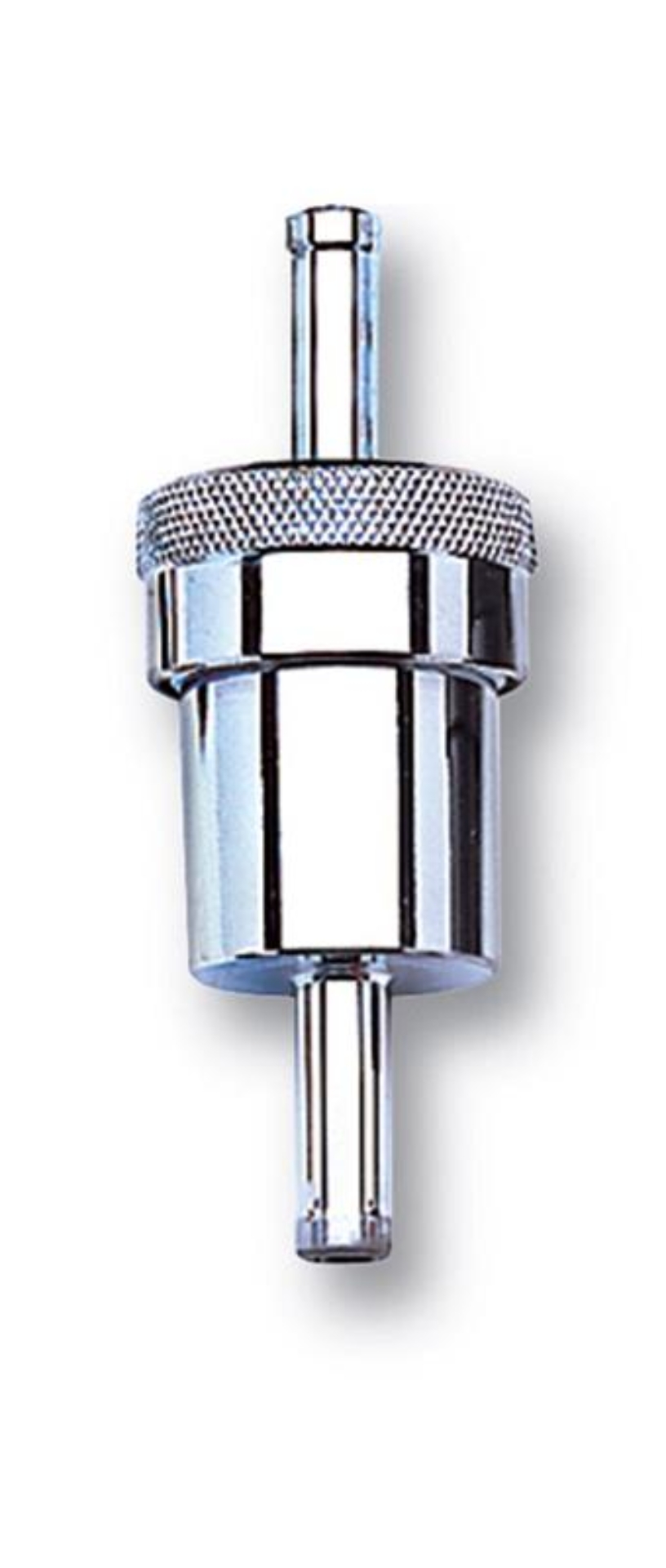 Picture of 3/8" Billet Aluminum Street Fuel Filter With Chrome Finish
