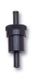 Picture of 3/8" Billet Aluminum Street Fuel Filter With Black Finish