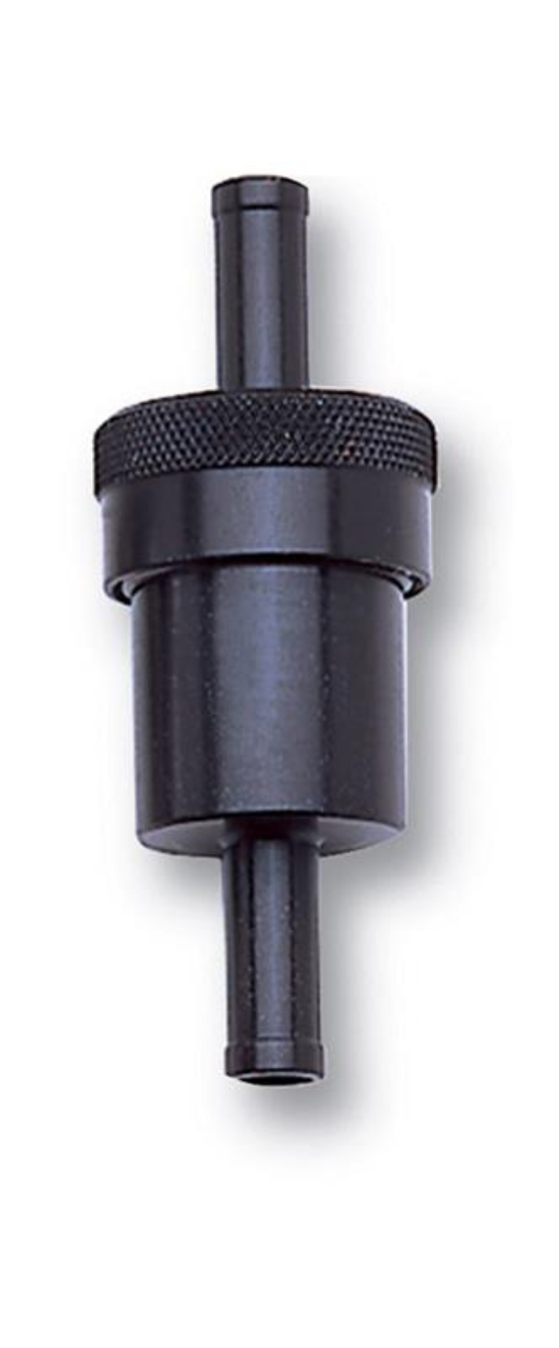 Picture of 3/8" Billet Aluminum Street Fuel Filter With Black Finish