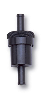 Picture of 3/8" Billet Aluminum Street Fuel Filter With Black Finish