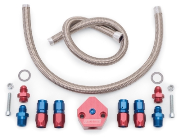 Picture of Tunnel Ram Kit For Edelbrock Carbs, 6AN ProFlex Hose
