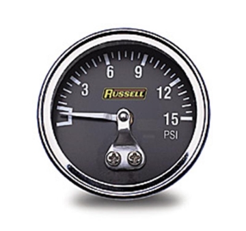Picture of (0-15) PSI Fuel Pressure Gauge Not Liquid Filled
