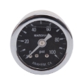 Picture of (0-100) PSI Fuel Pressure Gauge Liquid Filled