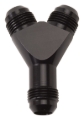 Picture of 6AN Male Flare To Flare "Y" Fitting With Black Finish