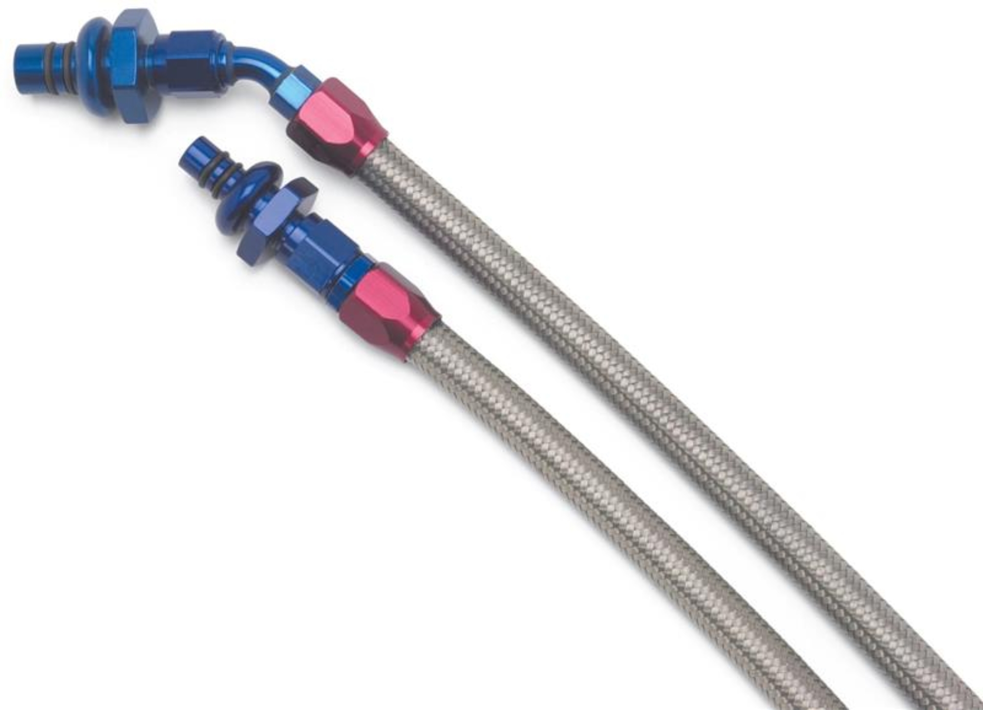 Picture of SS Braided Fuel Hose With 6AN ProFlex Hose For 1987-93 5.0L Mustang