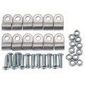 Picture of Stainless Steel Brake Line Clamps For 3/16" O.D. Hard Line - 12 Pack