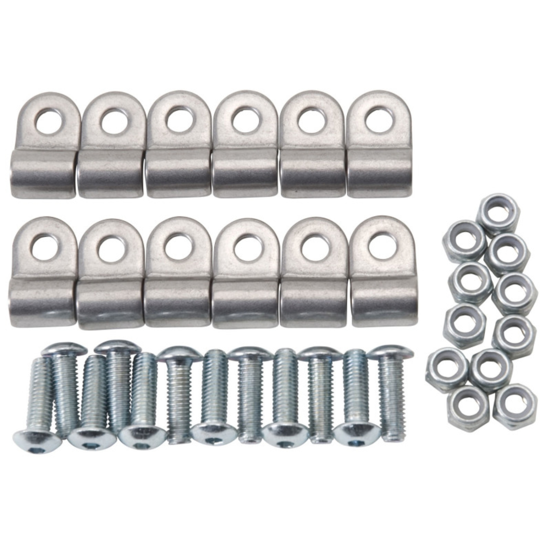 Picture of Stainless Steel Brake Line Clamps For 3/16" O.D. Hard Line - 12 Pack