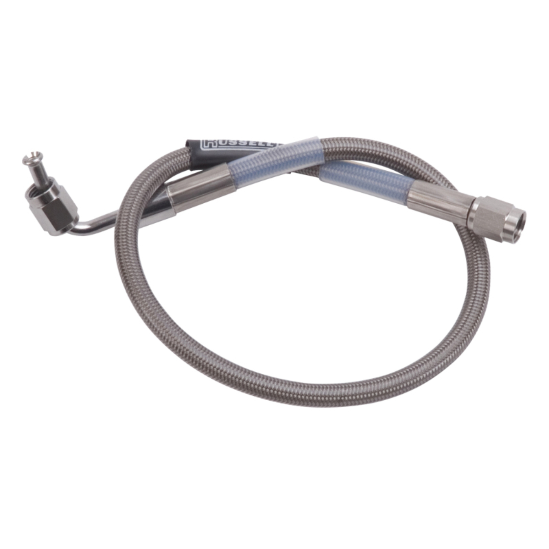 Picture of 90 Degree 3AN To Straight 3AN Universal Endura Brake Hose - 27" Length
