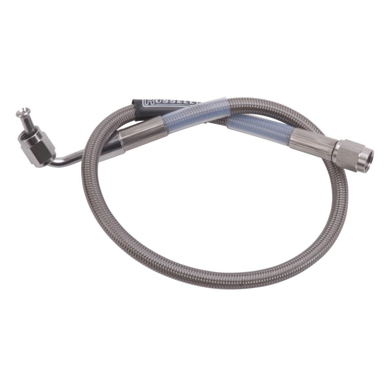Picture of 90 Degree X 3AN To Straight 3AN Competion Brake Hose - 24" Length