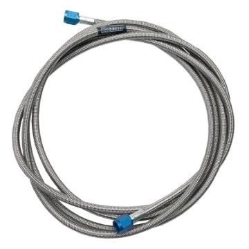 Picture of 4AN Nitrous Line Assembly In 4 Foot Length With Blue Hose Ends