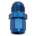 Picture of 8AN Female To 10AN Male B-Nut Flare Expander Adapter Fitting With Blue Finish
