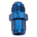 Picture of 4AN Female To 6AN Male B-Nut Flare Expander Adapter Fitting With Blue Finish