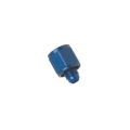 Picture of 6AN Female To 4AN Male B-Nut Flare Reducer Adapter Fitting With Blue Finish