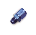 Picture of 10AN Female To 8AN Male B-Nut Flare Reducer Adapter Fitting With Blue Finish