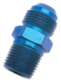 Picture of 10AN Straight Flare To 3/4" Pipe Adapter Fitting With Blue Finish