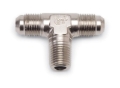 Picture of 6AN Flare To 3/8" Pipe Tee Adapter Fitting With Endura Finish