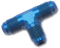 Picture of 16AN Flare Tee Adapter Fitting With Blue Finish