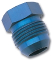Picture of 12AN Flare Plug Adapter Fitting With Blue Finish