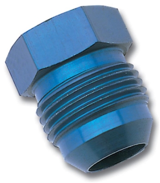 Picture of 12AN Flare Plug Adapter Fitting With Blue Finish