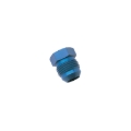 Picture of 10AN Flare Plug Adapter Fitting With Blue Finish