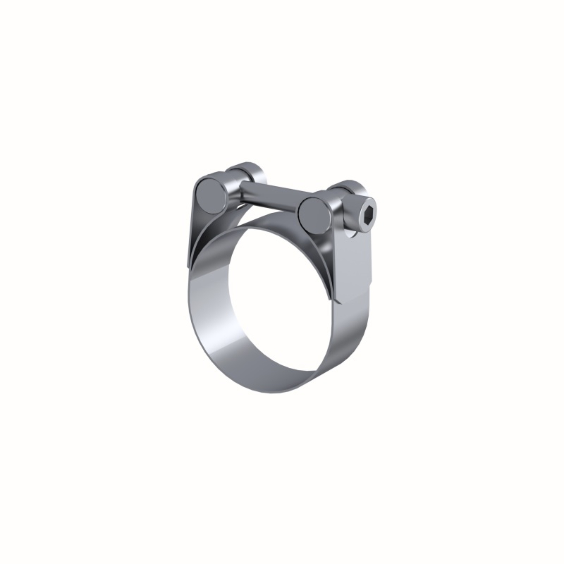 Picture of MBRP Universal 1.75in Barrel Band Clamp - Stainless (NO DROPSHIP)
