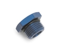 Picture of 10AN Straight Thread Plug Adapter Fitting And O-Ring With Blue Finish