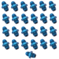 Picture of 6AN Flare Union Adapter Fitting With Blue Finish - 25 Pack