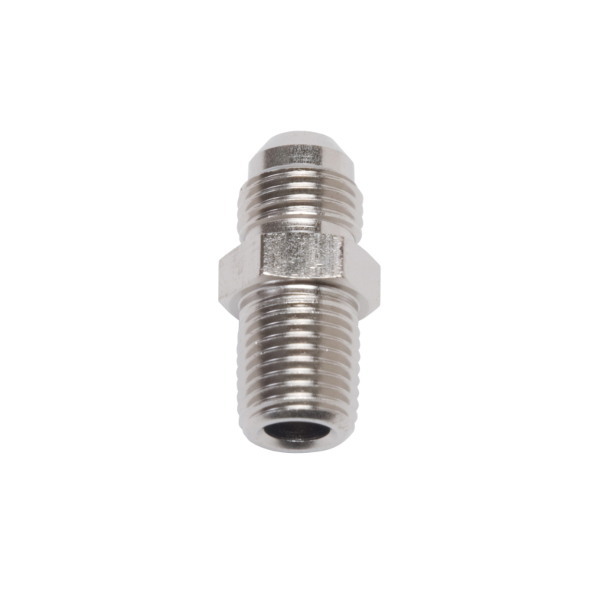 Picture of 6AN Straight Flare To 1/4" Pipe Adapter Fitting With Endura Finish