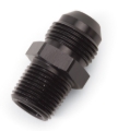 Picture of 6AN Straight Flare To 1/4" Pipe Adapter Fitting With Black Finish