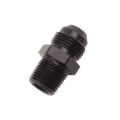 Picture of 6AN Straight Flare To 1/8" Pipe Adapter Fitting With Black Finish