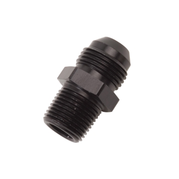 Picture of 6AN Straight Flare To 1/8" Pipe Adapter Fitting With Black Finish