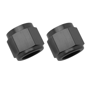 Picture of 6AN To 3/8" Tube Nut Adapter Fitting With Black Finish - Pair
