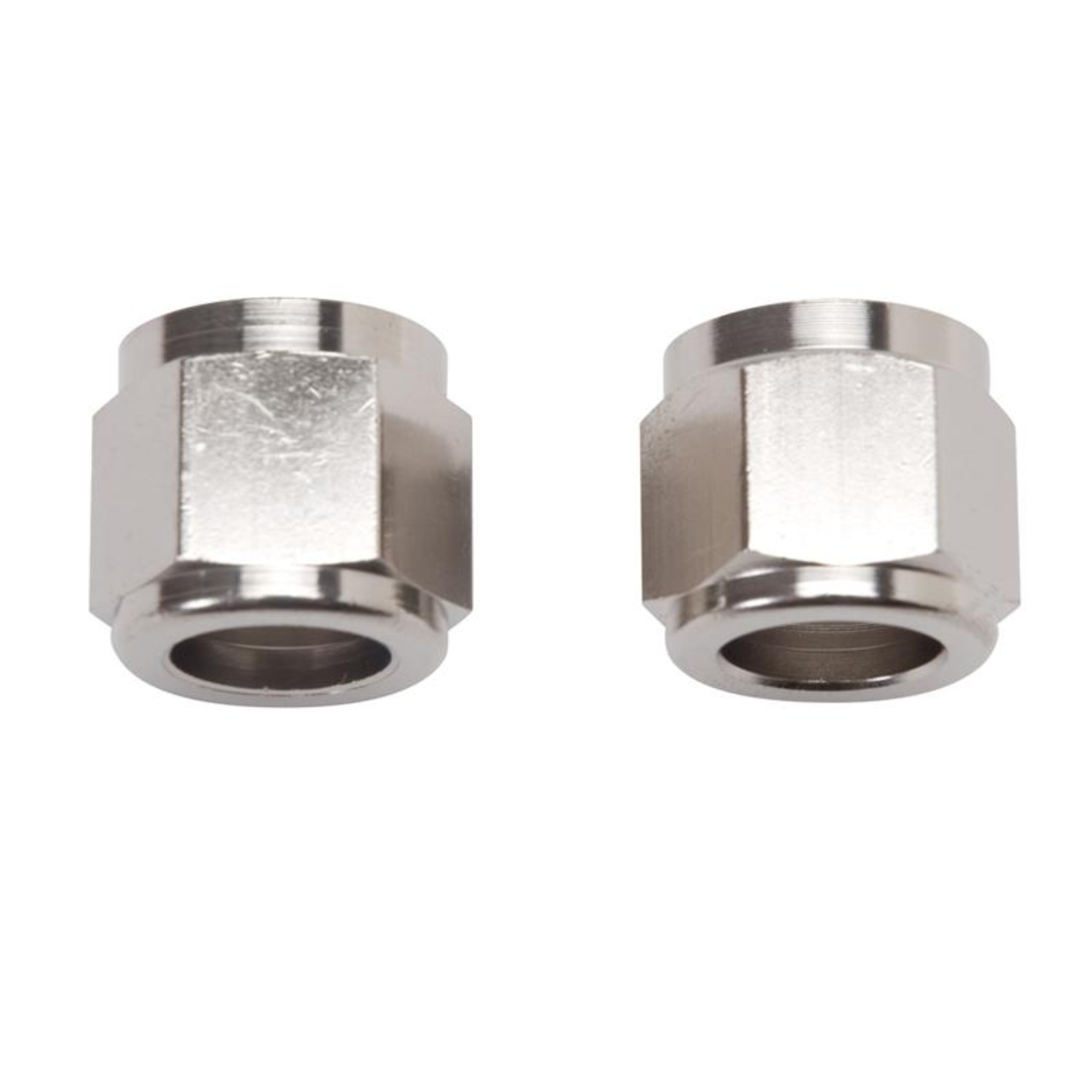 Picture of 8AN To 1/2" Tube Nut Adapter Fitting With Endura Finish - Pair