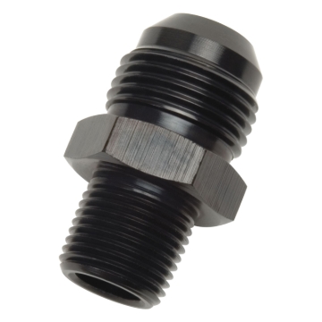 Picture of 12AN Straight Flare To 1/2" Pipe Adapter Fitting With Black Finish