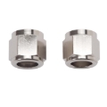 Picture of 6AN To 3/8" Tube Nut Adapter Fitting With Endura Finish - Pair
