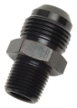 Picture of 12AN Straight Flare To 1/2" Pipe Adapter Fitting With Black Finish