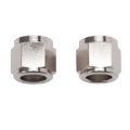 Picture of 8AN To 1/2" Tube Nut Adapter Fitting With Endura Finish - Pair