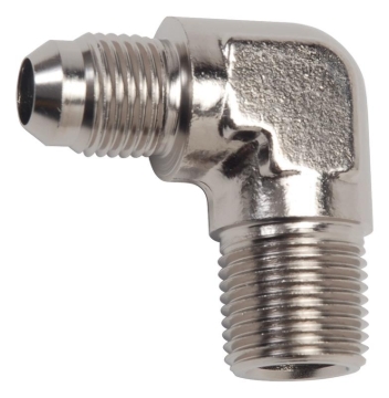 Picture of 3AN 90 Degree Flare To 1/8" Pipe Adapter Fitting With Endura Finish