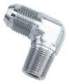 Picture of 3AN Stainless 90 Degree Flare To 1/8" Pipe Size With Zinc-Plated Finish