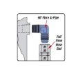 Picture of 6AN 90 Degree Flare To 3/8" Pipe Adapter Fitting With Endura Finish