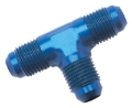 Picture of 10AN Flare Tee Adapter Fitting With Blue Finish
