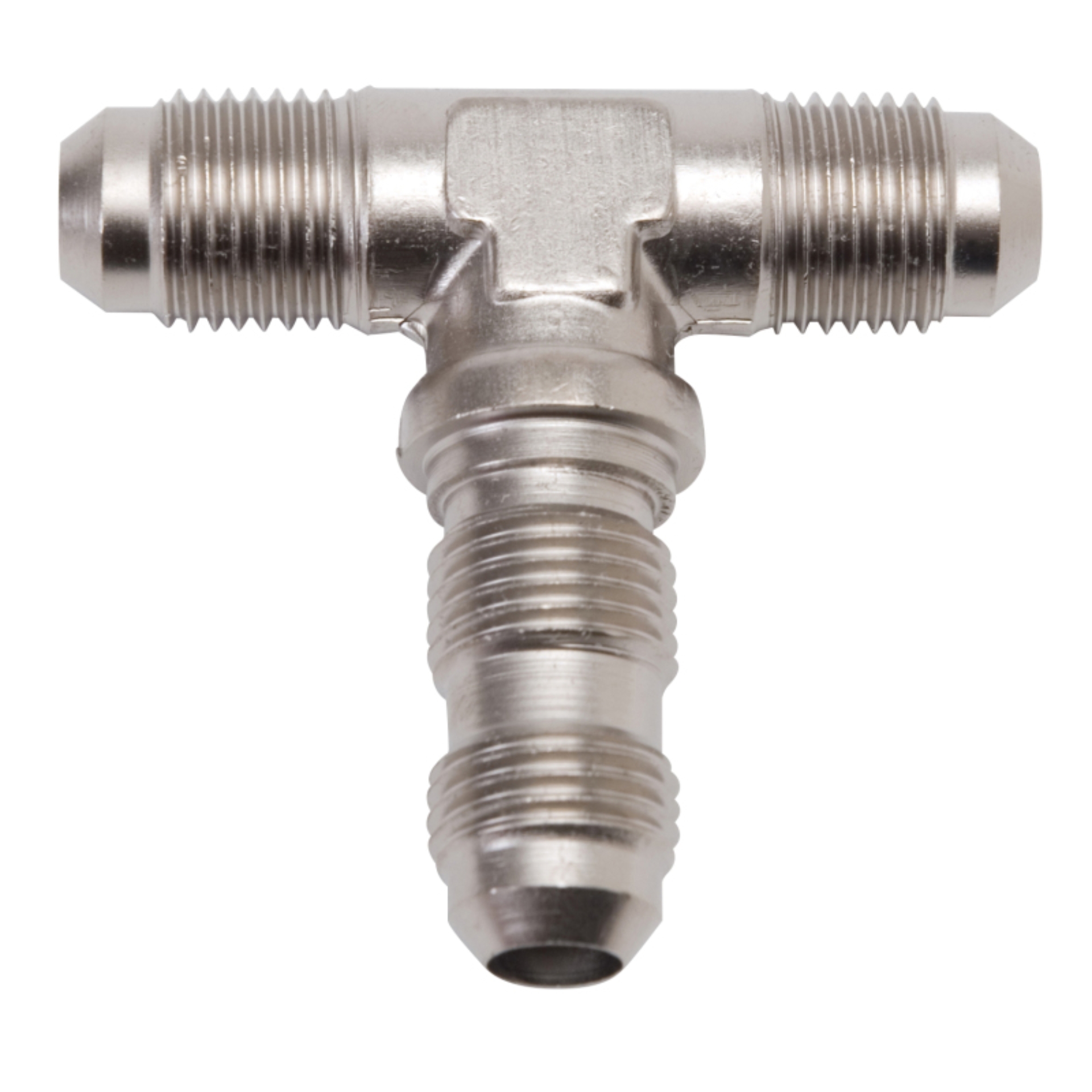 Picture of 3AN Flare Bulkhead Tee Adapter Fitting With Endura Finish